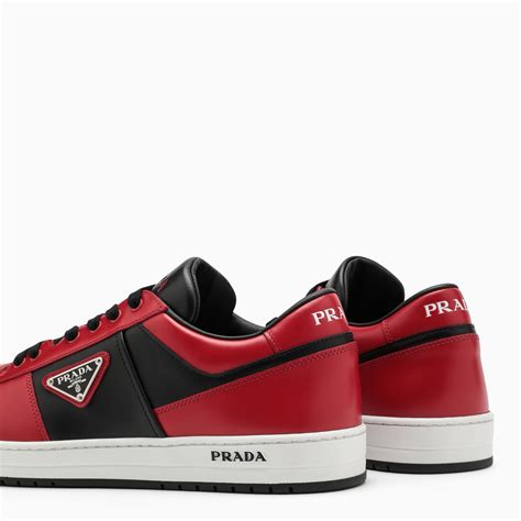 prada red patent sneakers|prada downtown patent sneakers.